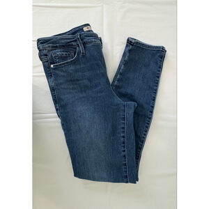 Athleta Sculptek Skinny Jeans | Blue Stretch High Rise Denim | Sz 8 | EUC